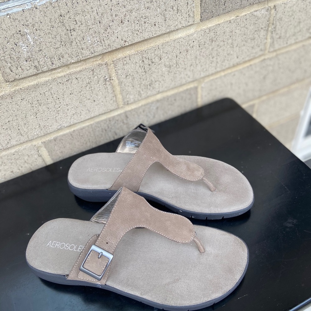 NEW AEROSOLES CARGO BOOTS WHIP SANDAL/W BOX